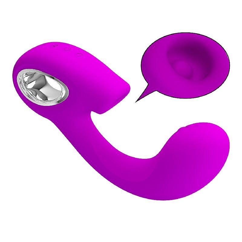 Vibrador de Ponto G e Clitóris com Tapping - Sibel - Pretty Love
