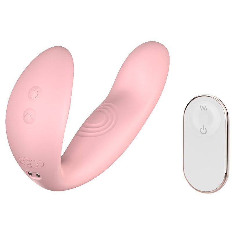 Vibrador de Ponto G e Clitóris com Tapping - Teasing G - S-Hande - Rosa