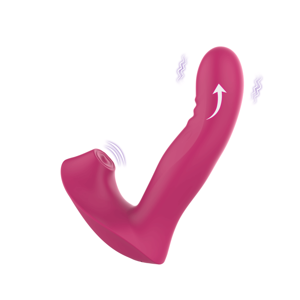 Vibrador de Ponto G e Clitóris com Tapping / Vem cá -Controle Remoto - Novia