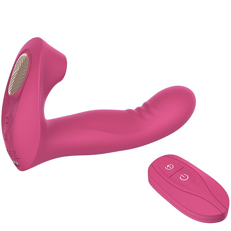 Vibrador de Ponto G e Clitóris com Tapping / Vem cá -Controle Remoto - Novia