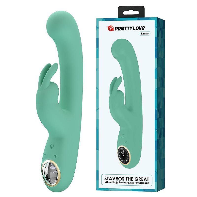 Vibrador de Ponto G e Clitóris com tela LED - Lamar - Pretty Love