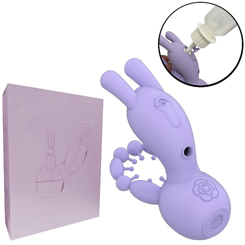 Vibrador de Ponto G e Clitóris com Umidificador - LG1360