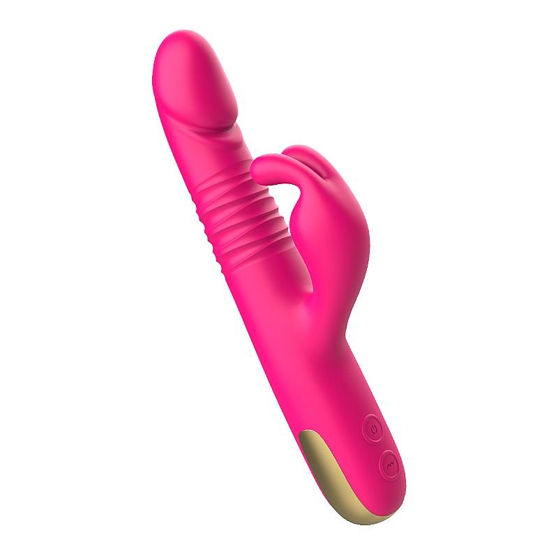 Vibrador de Ponto G e Clitóris com Vai e vem
