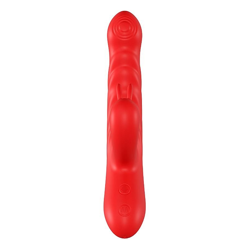 Vibrador de Ponto G e clitóris com Vai e vem