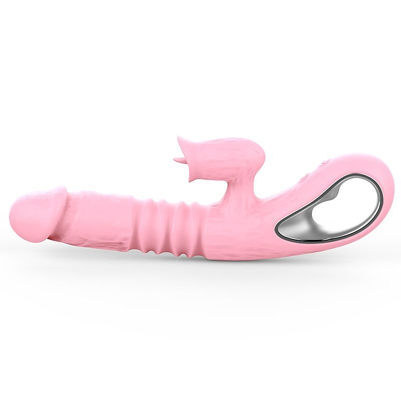 Vibrador de ponto G e Clitóris com Vai e Vem 2 - Vermelho