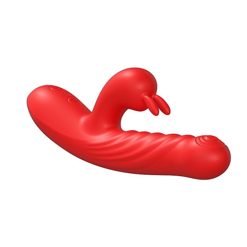 Vibrador de Ponto G e clitóris com Vai e vem