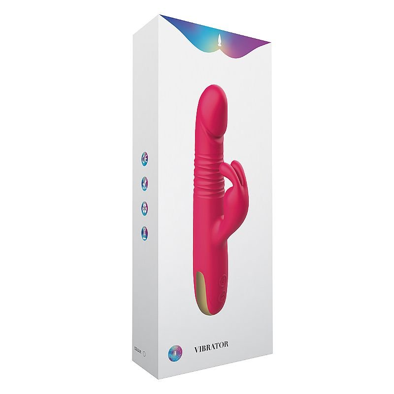 Vibrador de Ponto G e Clitóris com Vai e vem