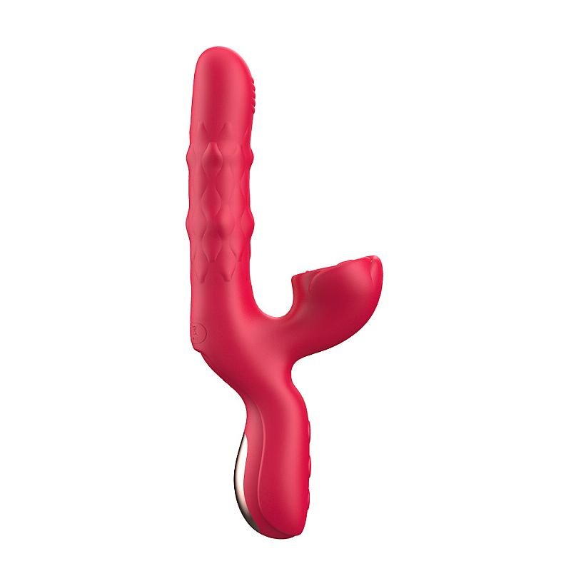 Vibrador de Ponto G e Clitóris com Vai e Vem de Anel - Dedilhar / Vem Cá - Minnie