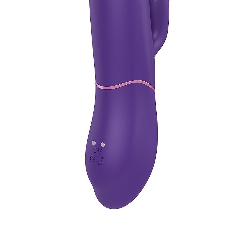 Vibrador de Ponto G e Clitóris com Vai e vem / Impulso - Lighters - S-Hande - Roxo