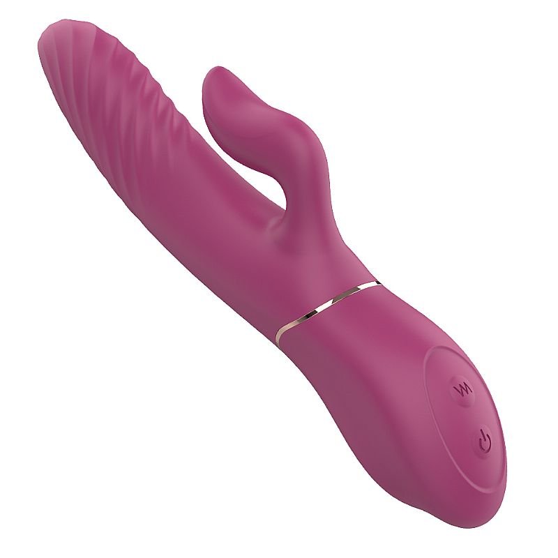Vibrador de Ponto G e Clitóris com Vai e vem / Impulso - Lighters - S-Hande - Vermelho