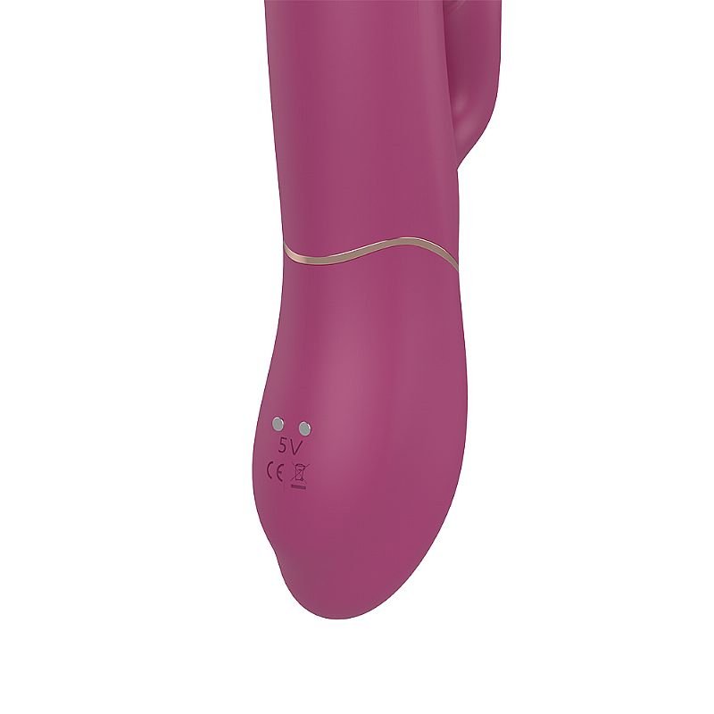 Vibrador de Ponto G e Clitóris com Vai e vem / Impulso - Lighters - S-Hande - Vermelho