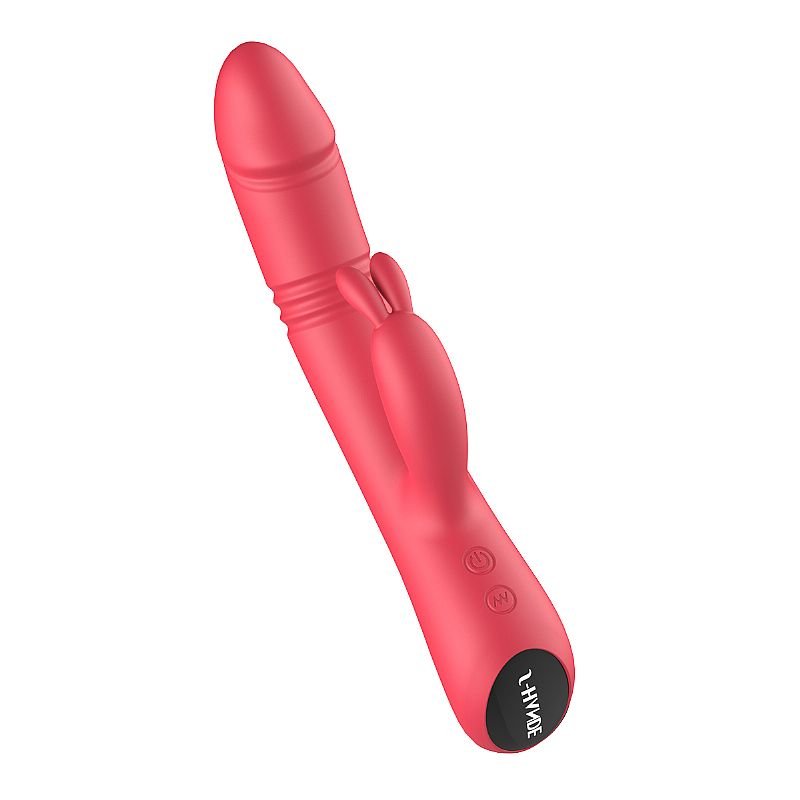 Vibrador de Ponto G e clitóris - com vai e vem - Randy - S-Hande - Vermelho