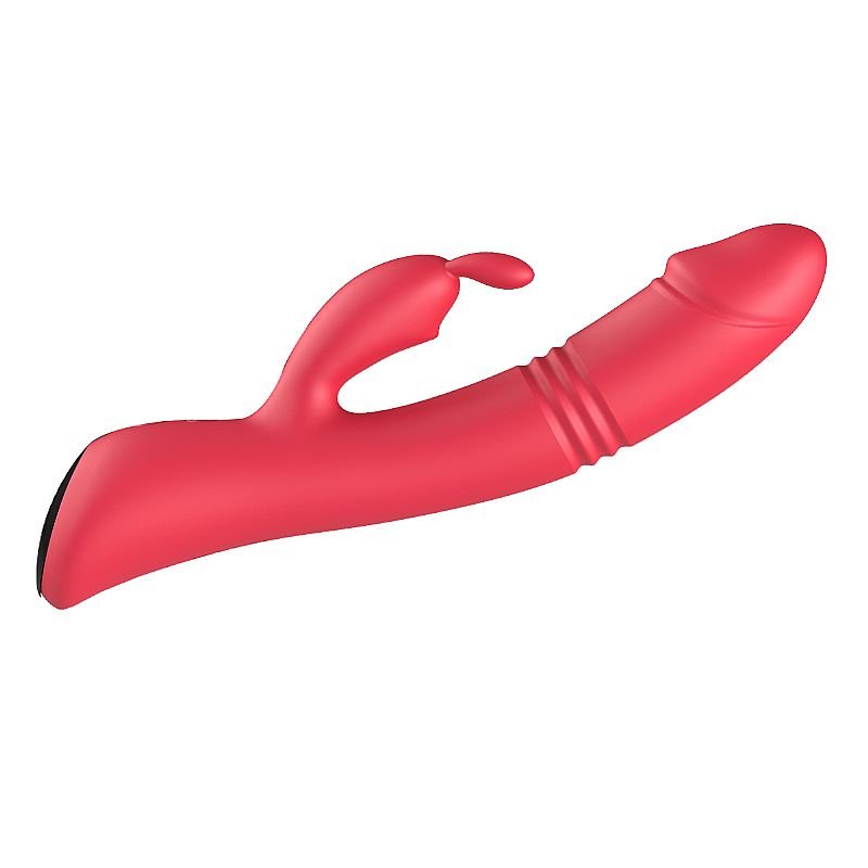 Vibrador de Ponto G e clitóris - com vai e vem - Randy - S-Hande - Vermelho