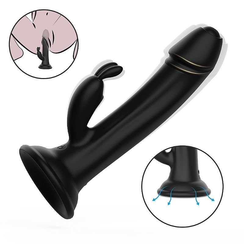 Vibrador de Ponto G e clitóris com ventosa - King Caesar - Recarregável - S-Hande
