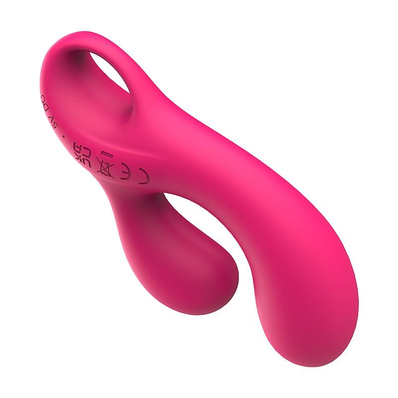 Vibrador de Ponto G e Clitóris / Curvado - 12,2 x 3,0
