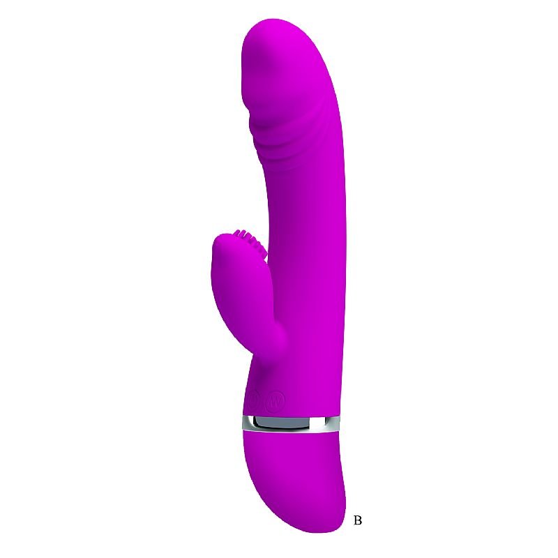 Vibrador de Ponto G e Clitóris - David - Dupla Estimulação - Pretty Love