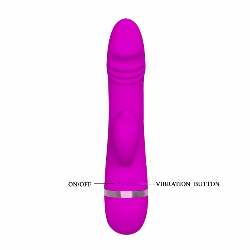 Vibrador de Ponto G e Clitóris - David - Dupla Estimulação - Pretty Love