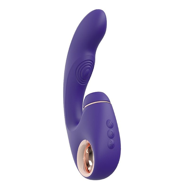 Vibrador de Ponto G e Clitóris - Dedilhar / Tapping - Joanna- S-Hande - Roxo