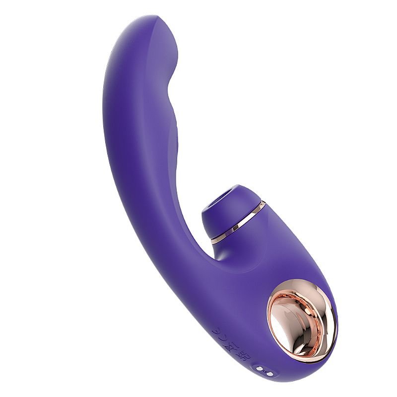Vibrador de Ponto G e Clitóris - Dedilhar / Tapping - Joanna- S-Hande - Roxo