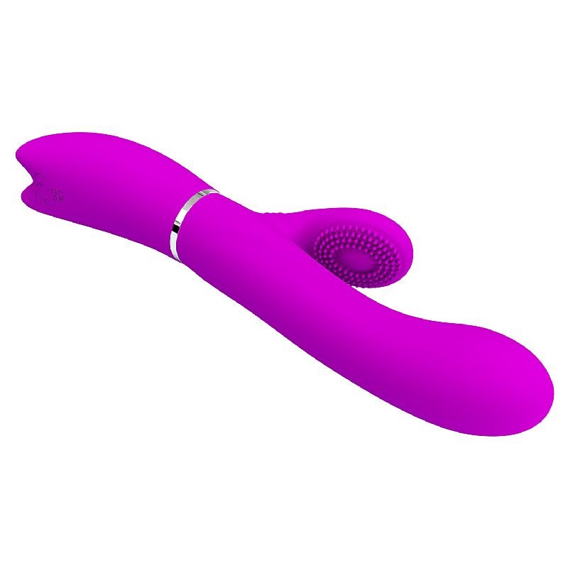 Vibrador de Ponto G e Clitóris - DJ - Pretty Love