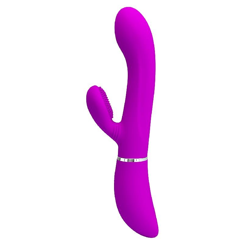 Vibrador de Ponto G e Clitóris - DJ - Pretty Love