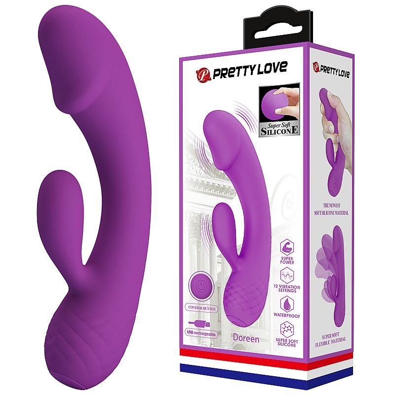 Vibrador de Ponto G e Clitóris - Doreen - Pretty Love
