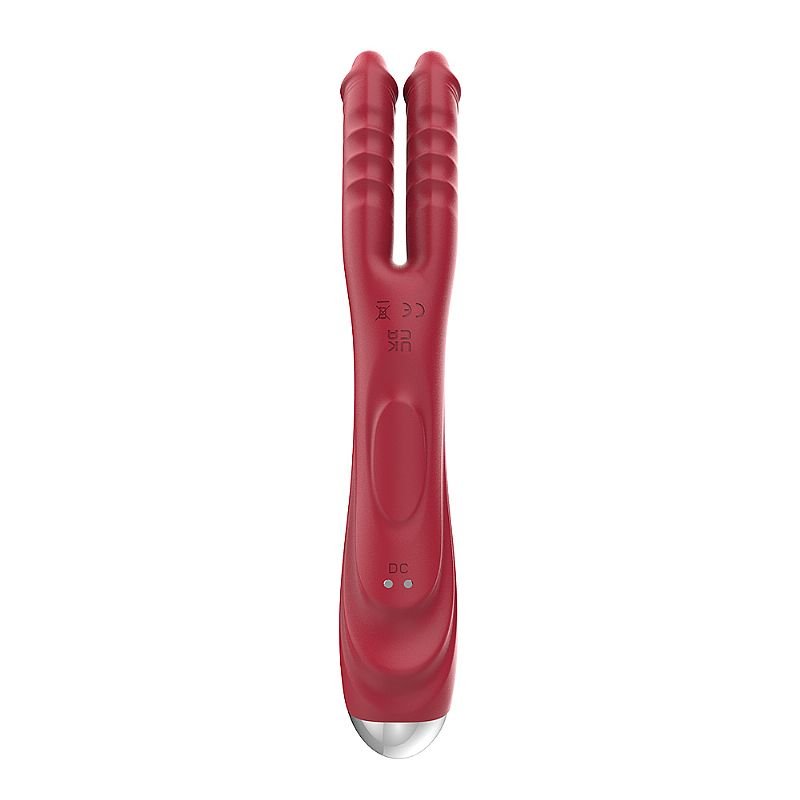 Vibrador de Ponto G e clitóris Duplo - Dedilhar / Vem cá - 25,3 x 4,0cm - Twin-Vibe