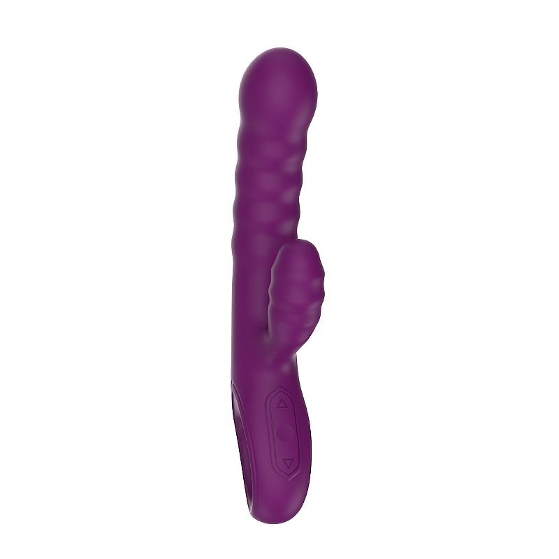 Vibrador de Ponto G e clitóris em Silicone Líquido - Dennis - Pink
