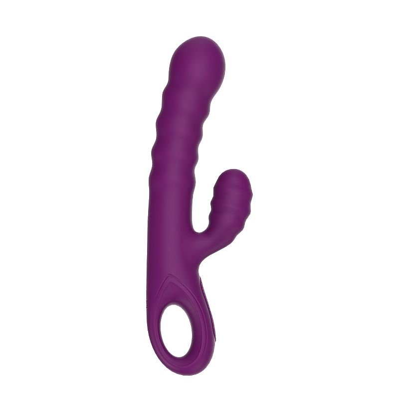 Vibrador de Ponto G e clitóris em Silicone Líquido - Dennis - Pink
