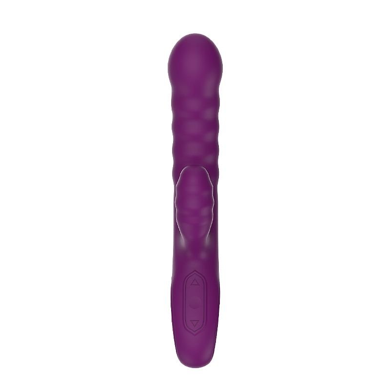 Vibrador de Ponto G e clitóris em Silicone Líquido - Dennis - Pink