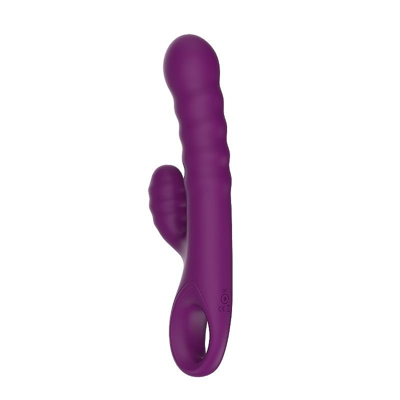 Vibrador de Ponto G e clitóris em Silicone Líquido - Dennis - Pink
