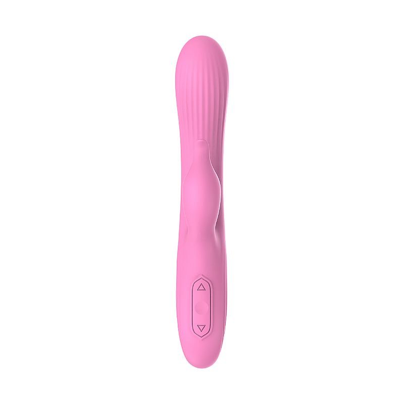 Vibrador de Ponto G e clitóris em Silicone Líquido - William - Pink