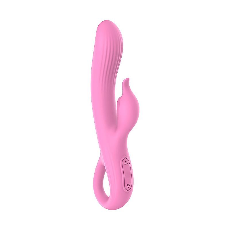 Vibrador de Ponto G e clitóris em Silicone Líquido - William - Roxo