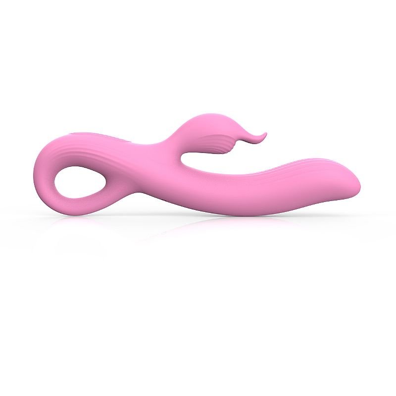 Vibrador de Ponto G e clitóris em Silicone Líquido - William - Roxo