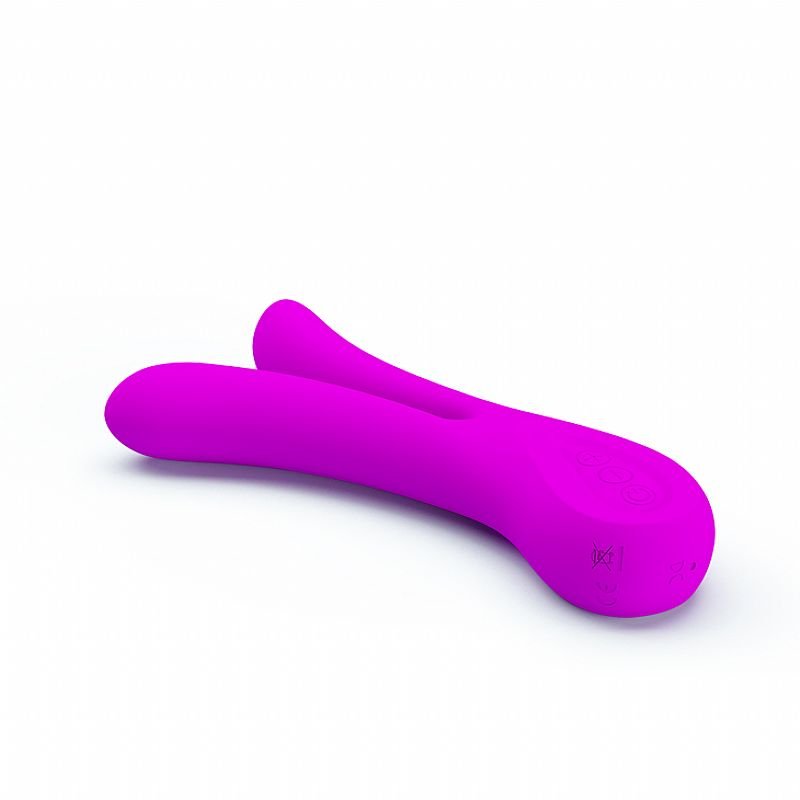 Vibrador de Ponto G e clitóris - Feminino Recarregável - Ulysses - Pretty Love