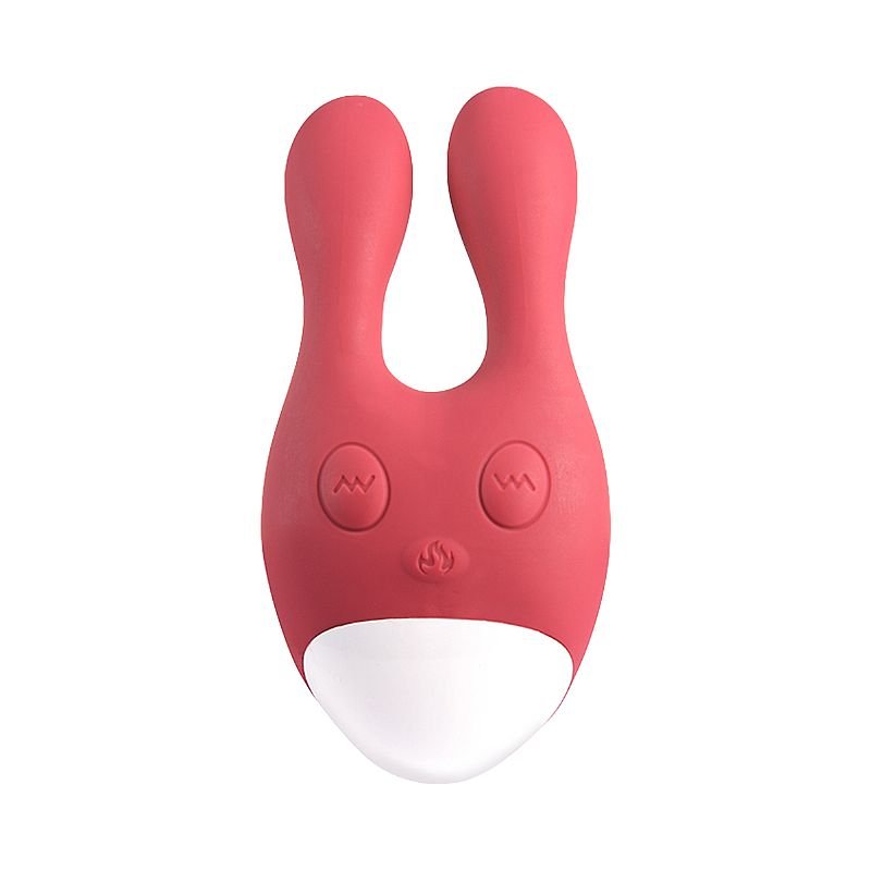 Vibrador de Ponto G e clitóris - Formato de coelho - Donkey - Vinho