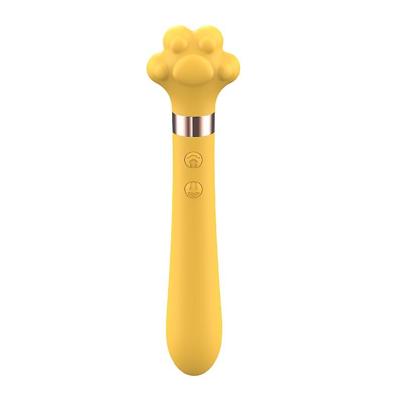 Vibrador de Ponto G e Clitóris - Formato de Patinha - Meow - S-Hande - Rosa
