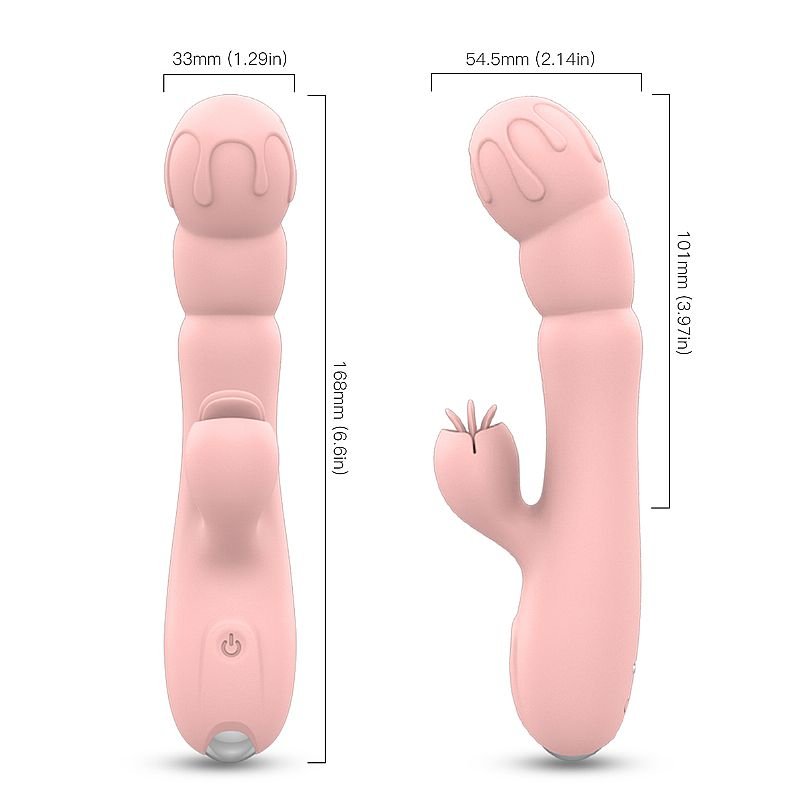 Vibrador de Ponto G e Clitóris - Frozen - S-Hande