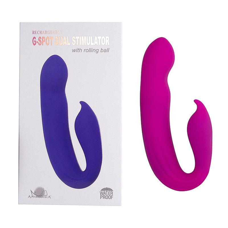 Vibrador de Ponto G e Clitóris - G spot Mult velocidade - Aphrodisia - Pink