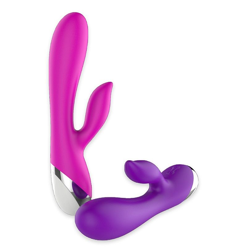 Vibrador de Ponto G e Clitóris - Green Baby - Roxo
