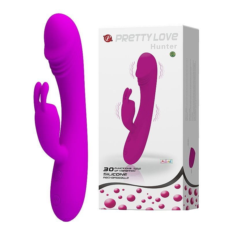 Vibrador de Ponto G e Clitóris - Hunter - Pretty Love