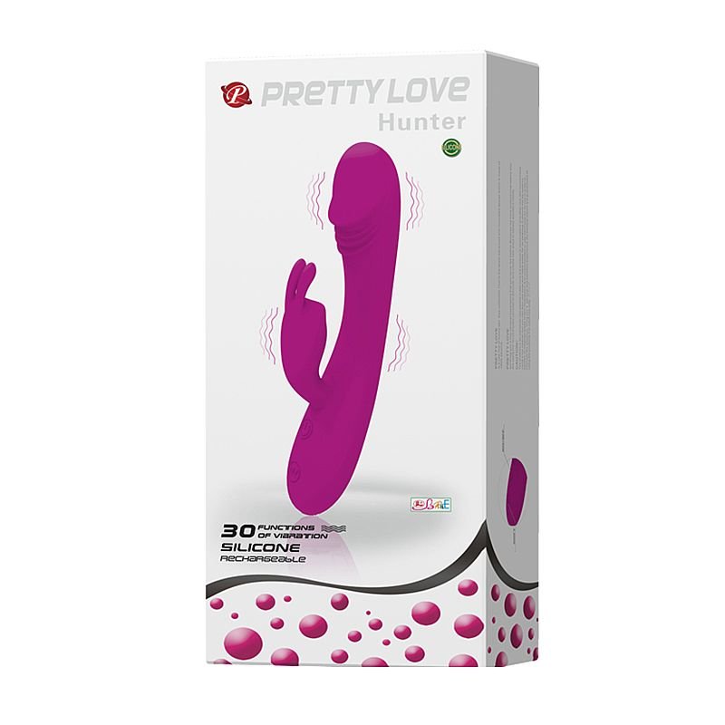 Vibrador de Ponto G e Clitóris - Hunter - Pretty Love