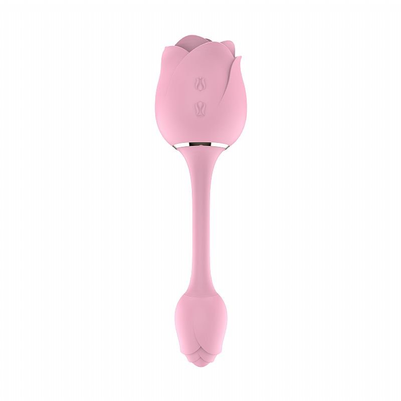 Vibrador de Ponto G e Clitóris - Immortal flower 3 Rosa - S-Hande - Vermelho