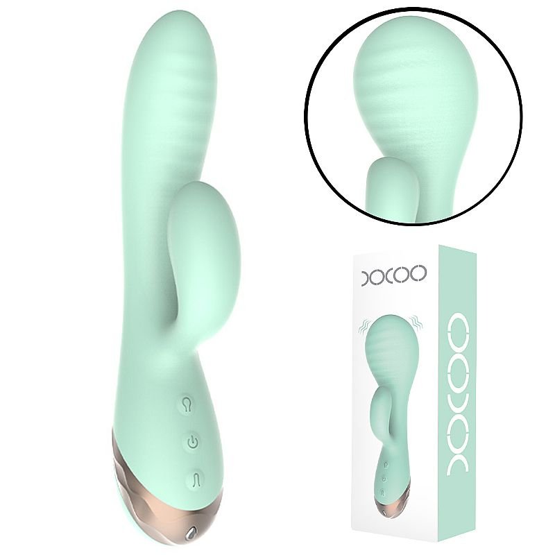 Vibrador de ponto G e clitóris - Inflável