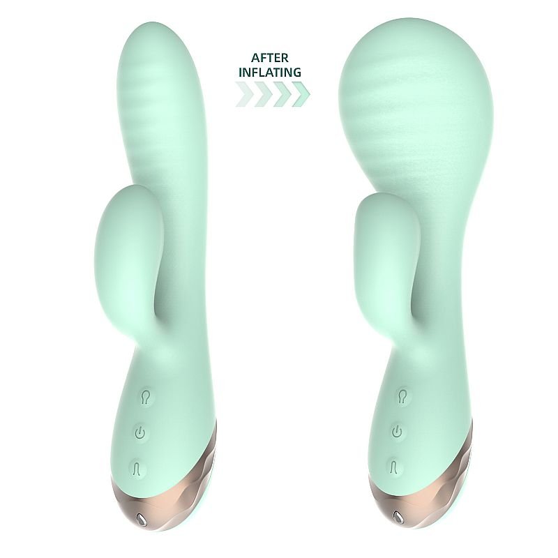 Vibrador de ponto G e clitóris - Inflável