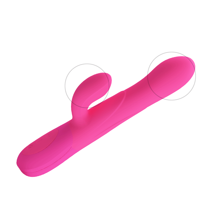 Vibrador de ponto G e clitóris - Inflável na ponta - Douglas / Dempsey - Pretty Love