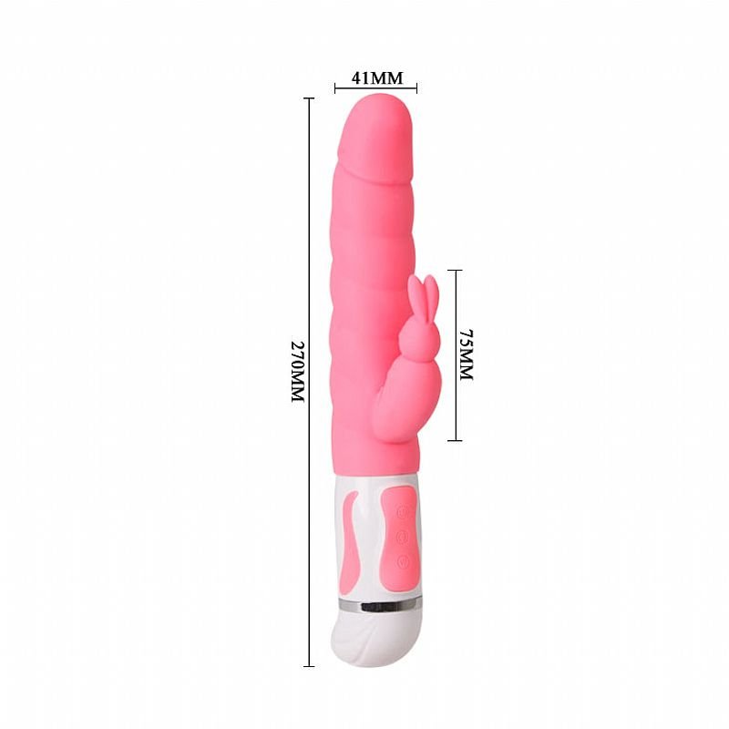 Vibrador de Ponto G e clitóris - Jack Rabbit Steven Rotativo - 16 Funções - Pretty Love