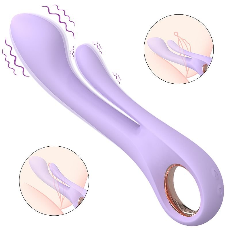 Vibrador de Ponto G e clitóris - Kaethe - S-Hande - Rosa