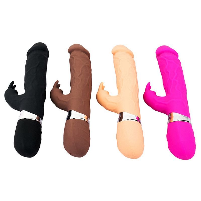 Vibrador de Ponto G e clitóris - Marrom