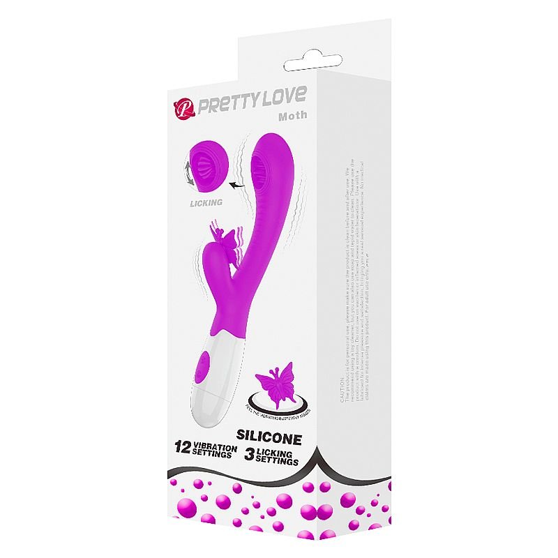 Vibrador de Ponto G e clitóris - Moth - Pretty Love
